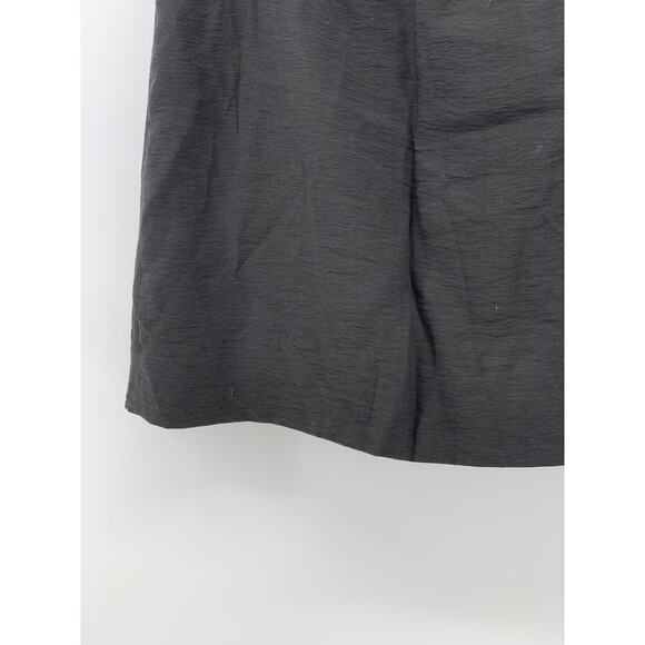 J.CREW Women's Black Solid Smocked Waist Pull-On Casual A-Line Mini Skirt SZ 00 - Picture 7 of 10